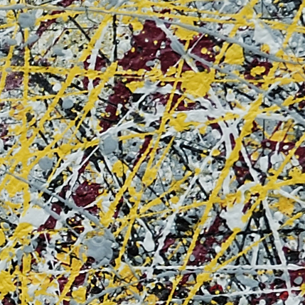 costabrero paintings - yellow spins - painting by Luis Costa