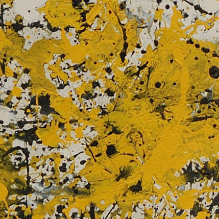 costabrero paintings - yellow impression - painting by Luis Costa